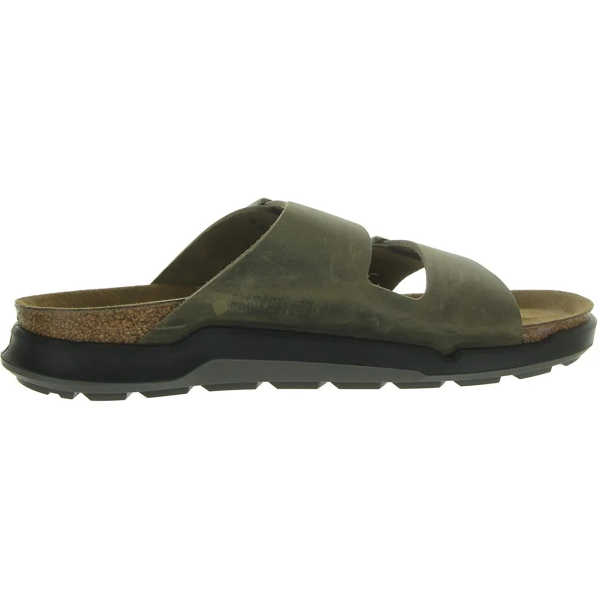 Sandales à bouts ouverts en cuir pour hommes