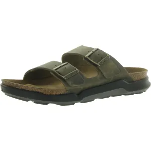Sandales à bouts ouverts en cuir pour hommes