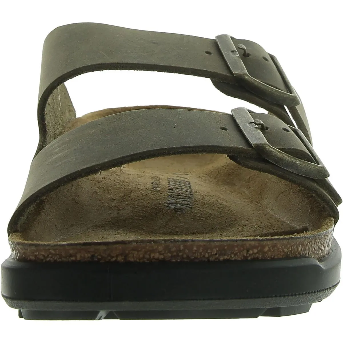 Sandales à bouts ouverts en cuir pour hommes