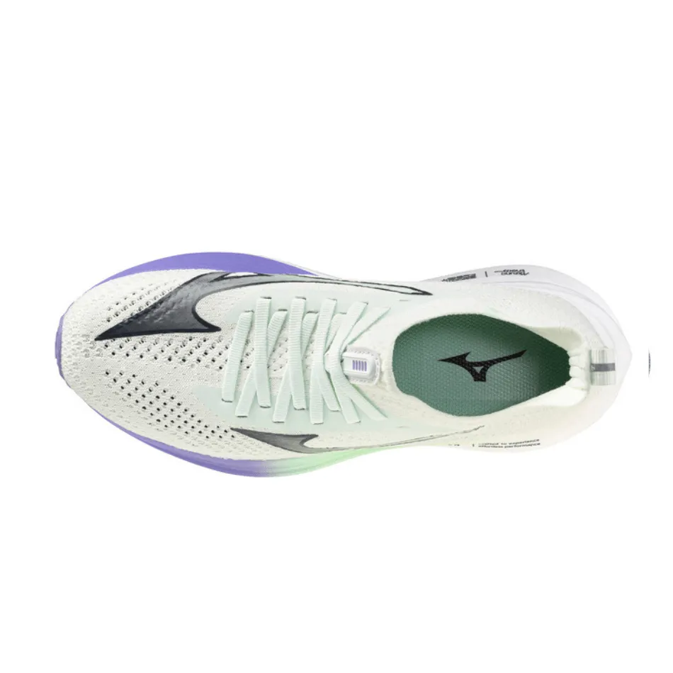 Chaussures de course Mizuno Women's Neo Zen en Teinte de menthe/Encre indienne/Violet Paisley SS25