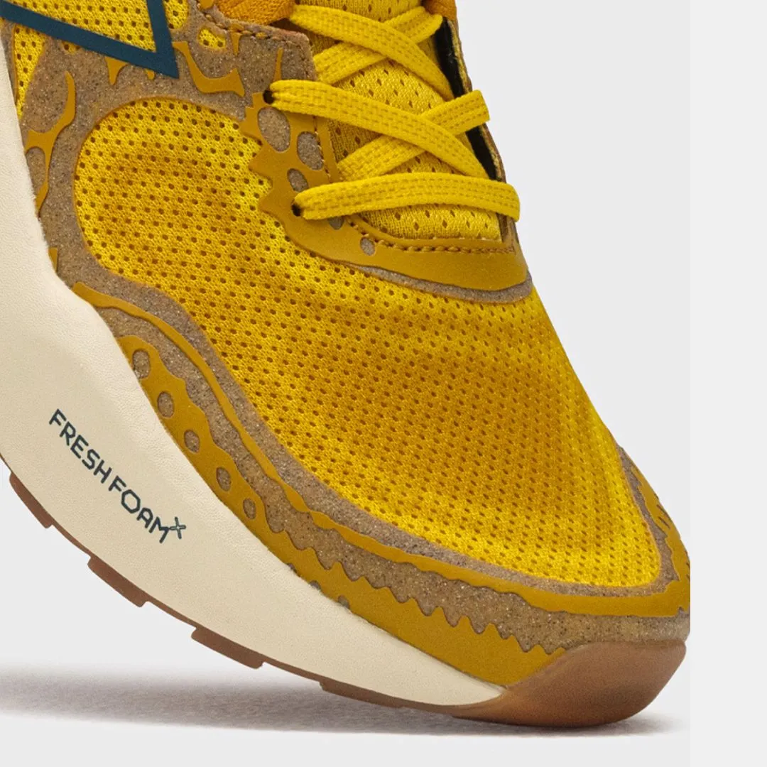 New Balance Fresh Foam X Hierro v8 Caramel Gingembre Citron Bleu Profond