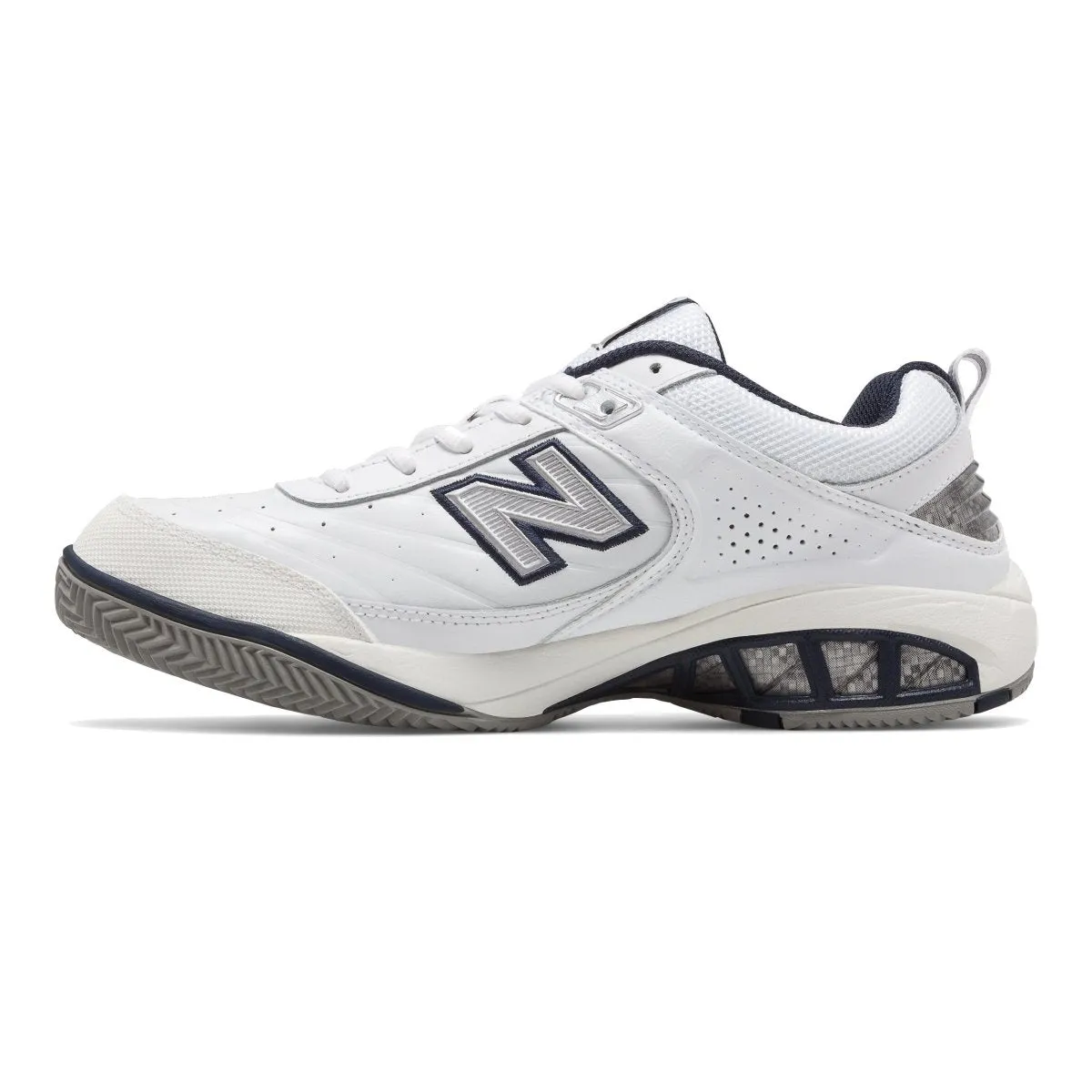 New Balance MC806W pour Homme Blanc/Bleu marine