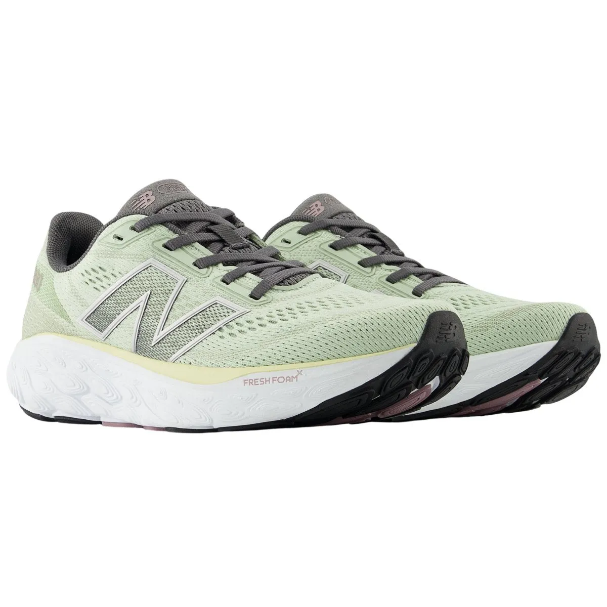 New Balance Femmes W880N14 Menthe Naturelle/Argent Métallique/Vin de Glace