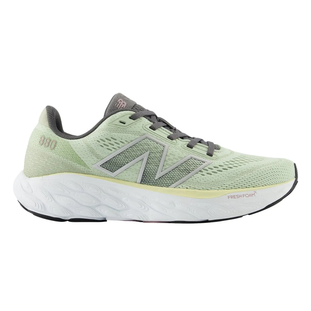New Balance Femmes W880N14 Menthe Naturelle/Argent Métallique/Vin de Glace