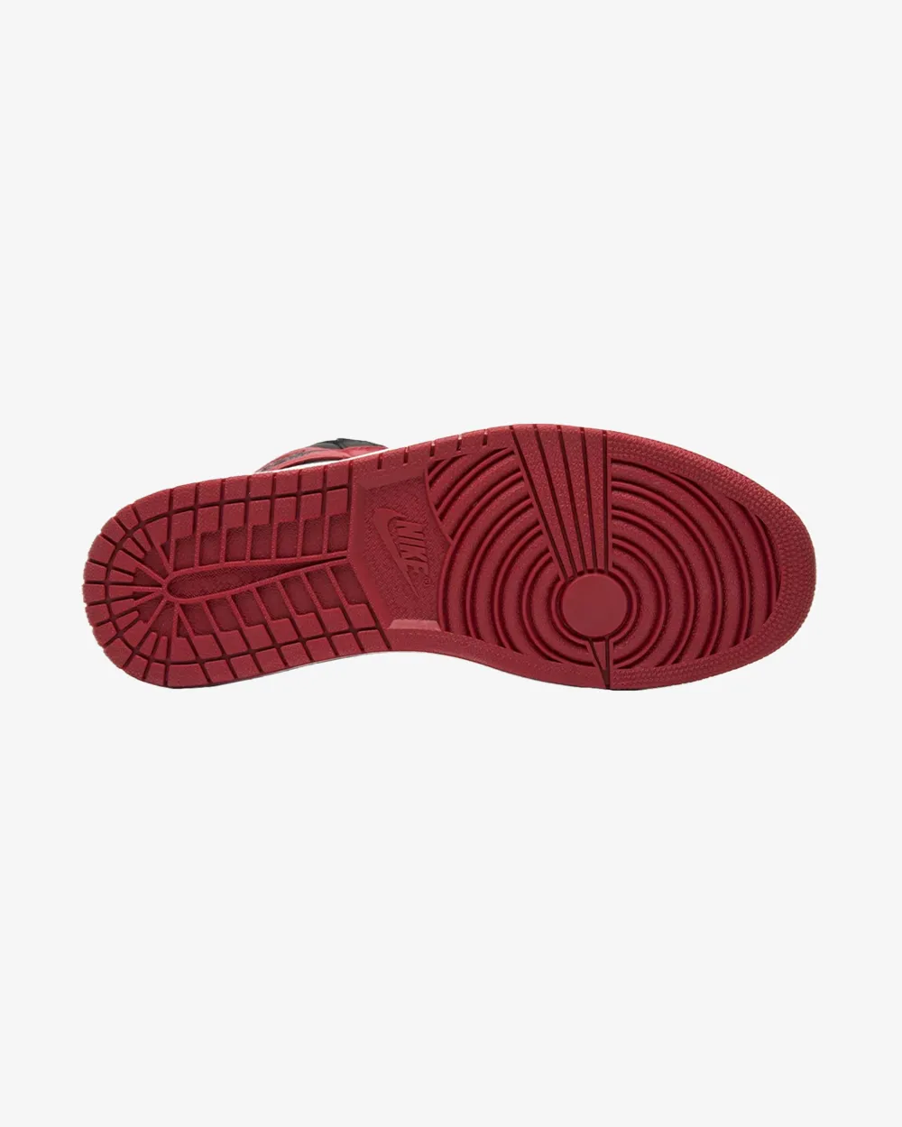 NIKE AIR JORDAN 1 HAUTE TOUTE NOIRE AVEC BOUT ROUGE GS 2018