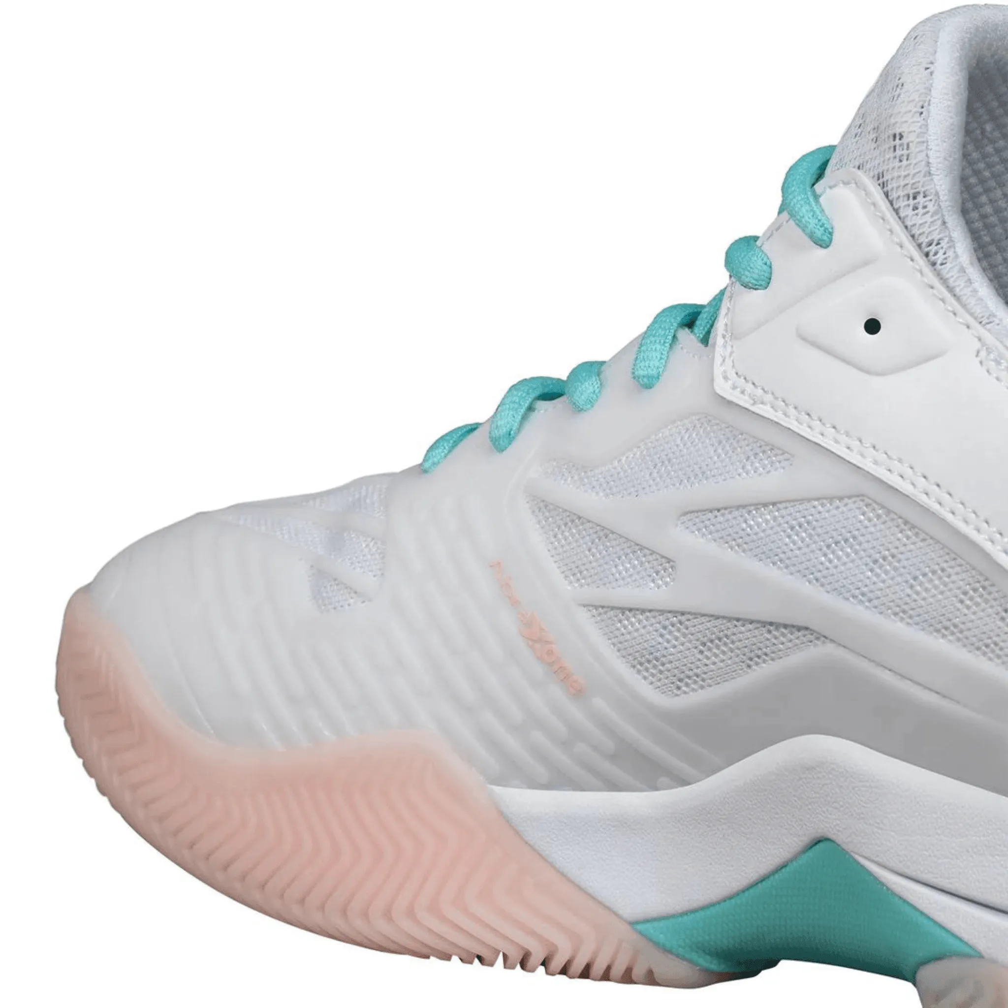 Chaussures de padel pour femmes Nox AT10 LUXE BLANCHE/POTPOURRI