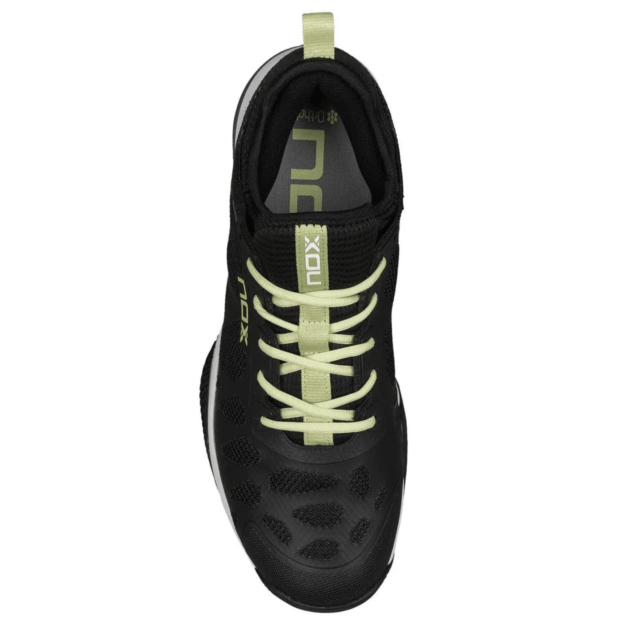 Chaussures de padel Nox NERBO Noir/Vert lime clair