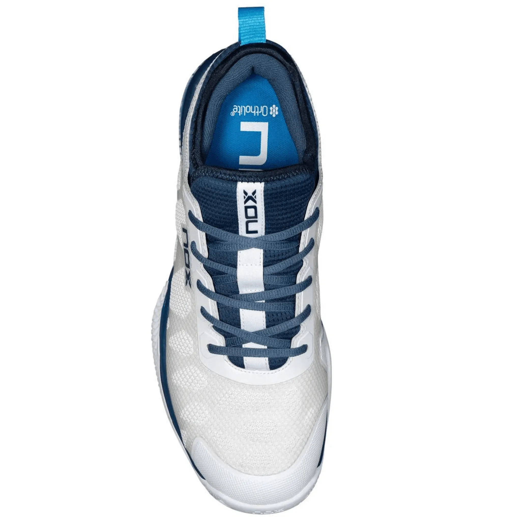 Chaussures de padel NOX NERBO BLANC/BLEU SUÉDOIS