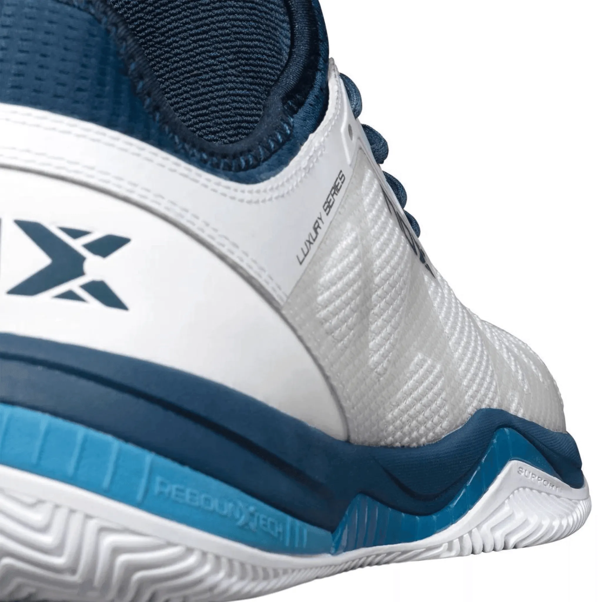 Chaussures de padel NOX NERBO BLANC/BLEU SUÉDOIS