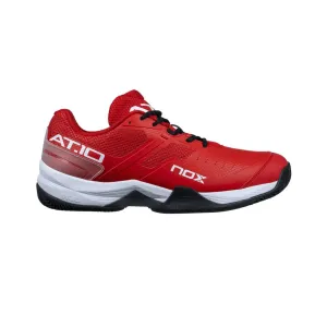 Chaussures de Padel Nox AT10 Rouge Flamboyant/Noir