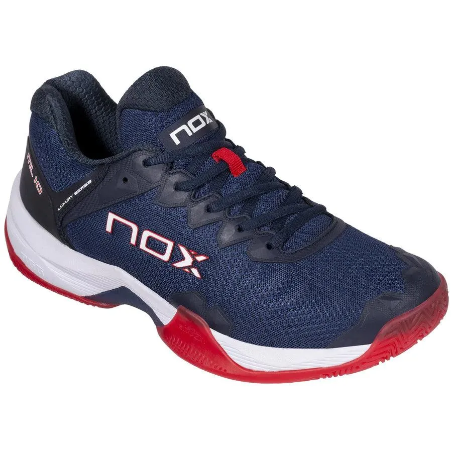 Chaussures de Padel Nox ML10 HEXA Bleu Marine/Rouge