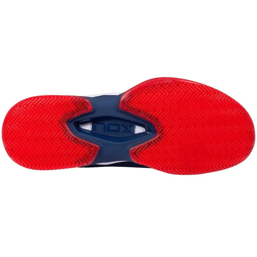 Chaussures de Padel Nox ML10 HEXA Bleu Marine/Rouge