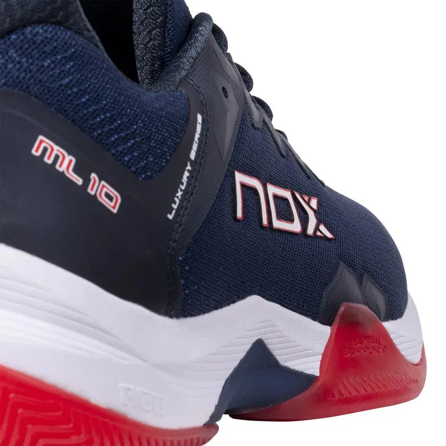 Chaussures de Padel Nox ML10 HEXA Bleu Marine/Rouge