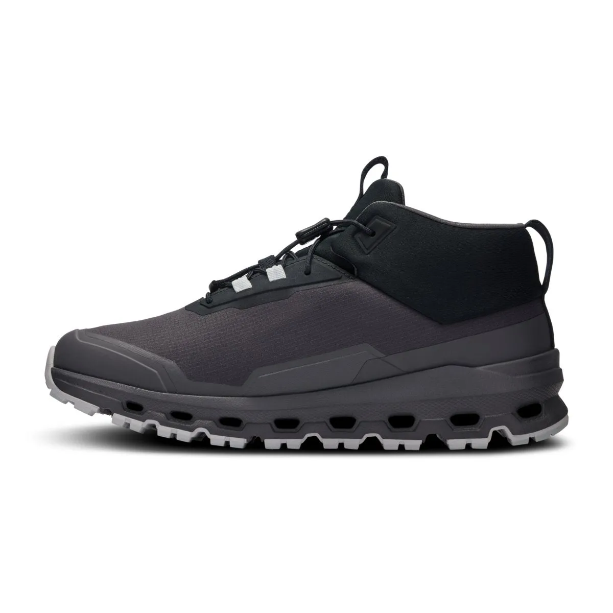 On Running Boy's (École primaire) Cloudhero Mid Imperméable Noir/Éclipse On Running