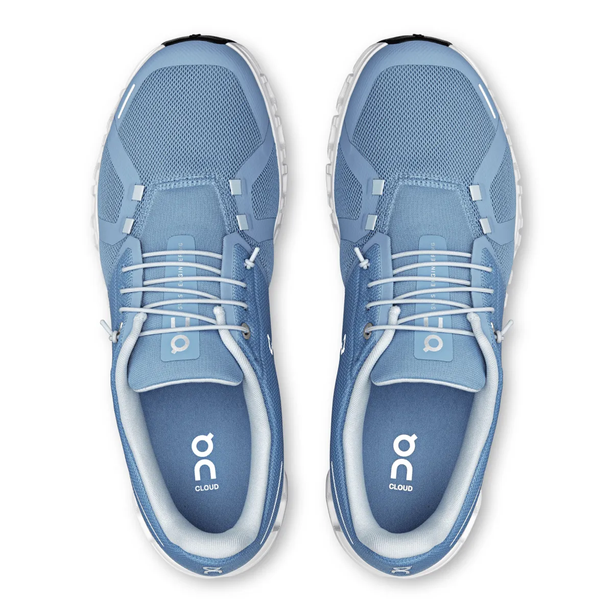 On Running Chaussures Homme Cloud 6 Chambray/Blanc On Running