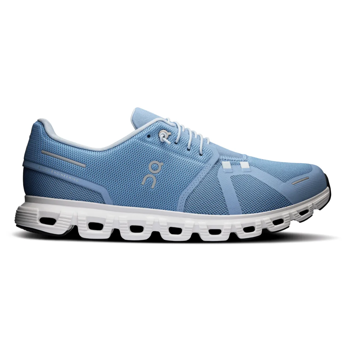 On Running Chaussures Homme Cloud 6 Chambray/Blanc On Running