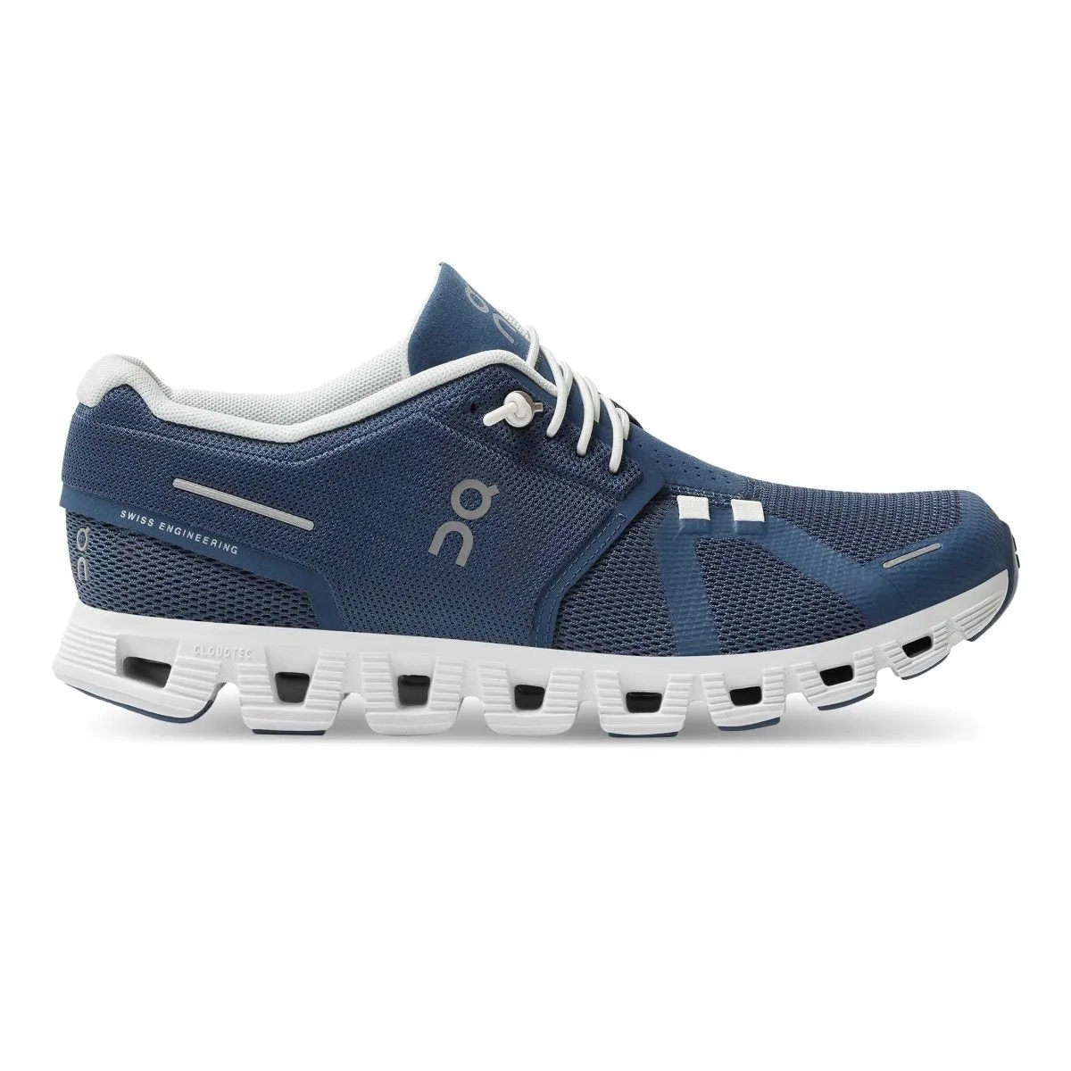 On Running Femme Cloud 5 Denim/Blanc