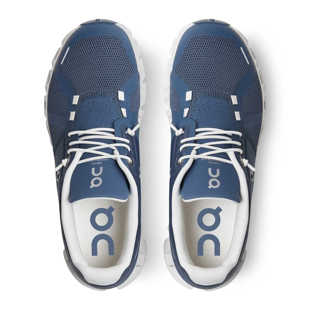 On Running Femme Cloud 5 Denim/Blanc