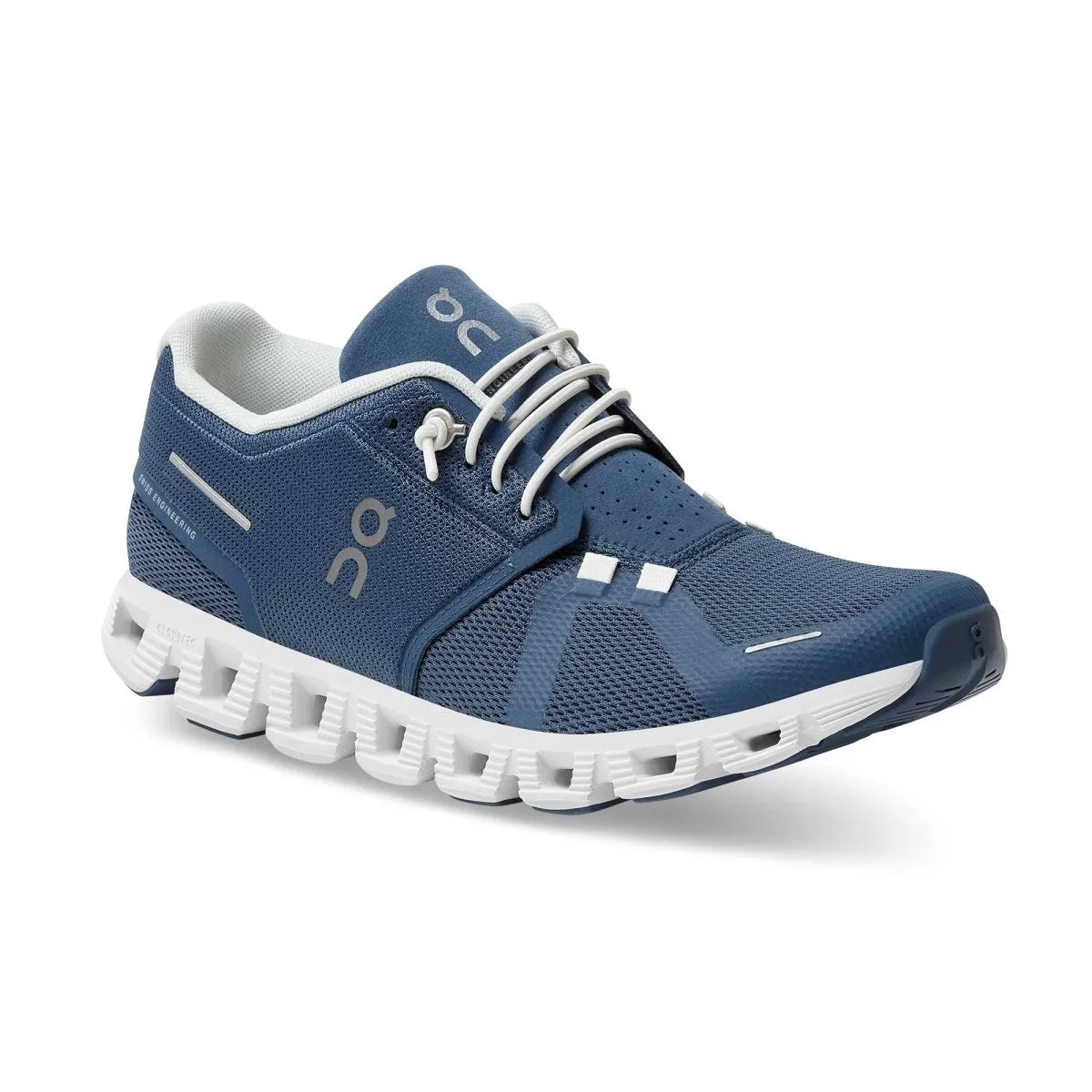 On Running Femme Cloud 5 Denim/Blanc