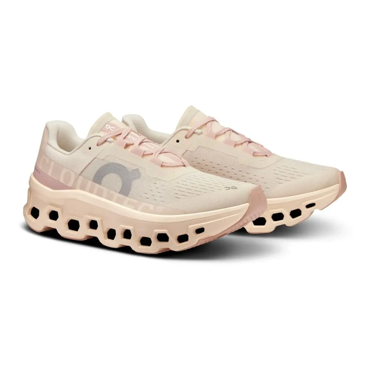 On Running Femme Cloudmonster Lune/Fauve On Running