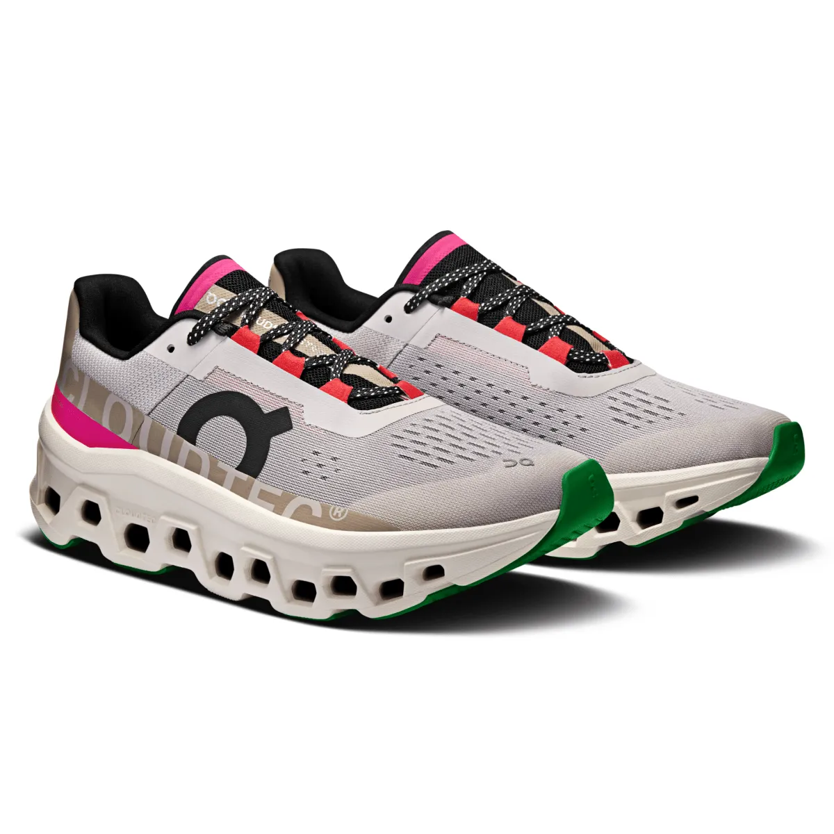 On Running Femme Cloudmonster Argent/Ivoire