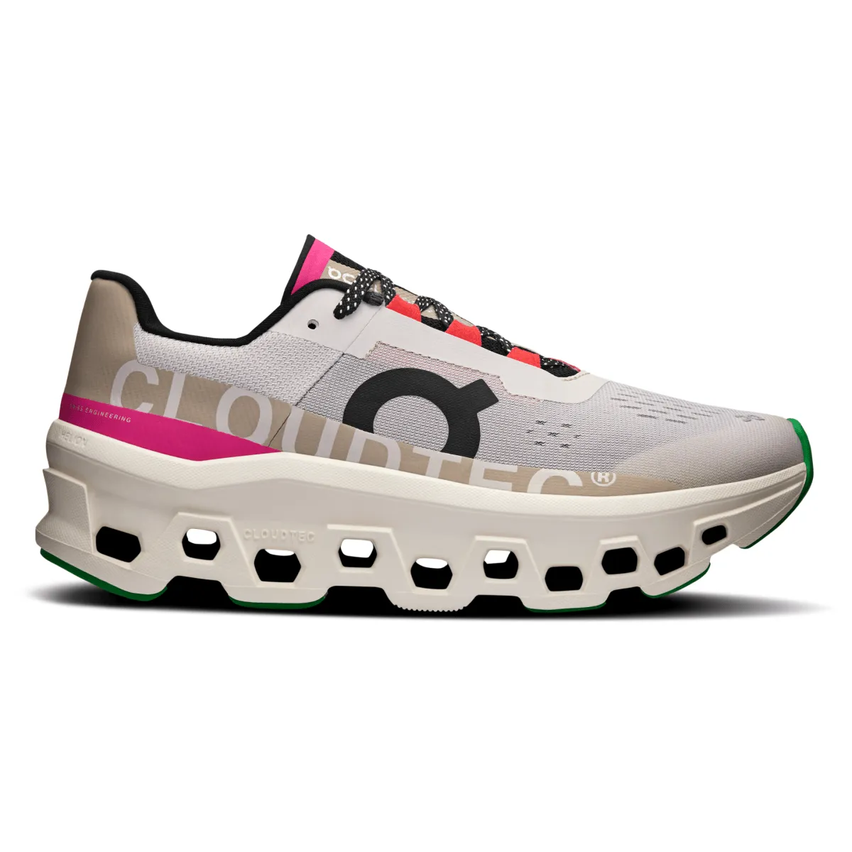 On Running Femme Cloudmonster Argent/Ivoire