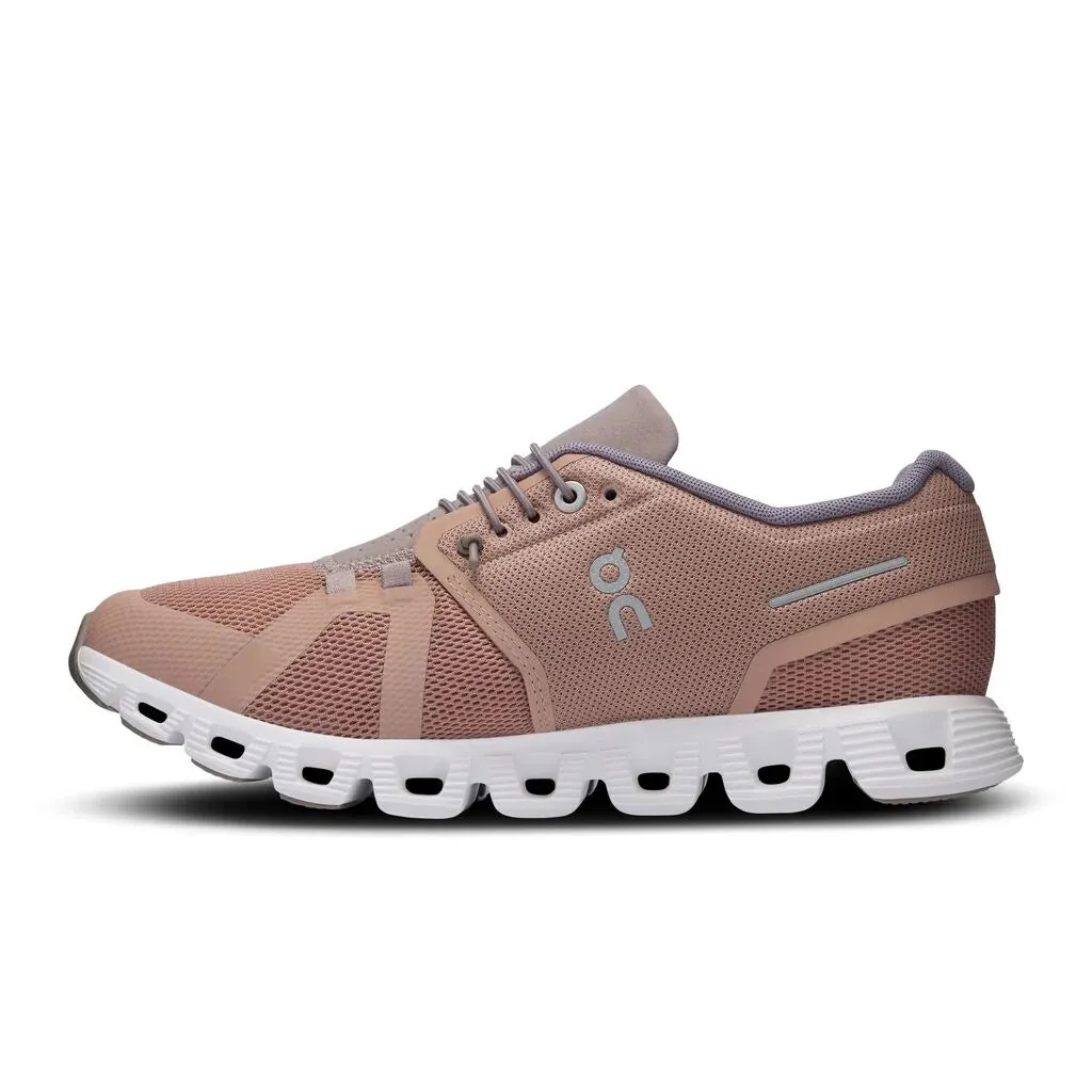 On Running Femme ON Cloud 5 Brun Rose/Brouillard