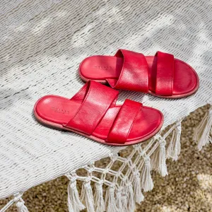 SANDALE PANAMA ROUGE