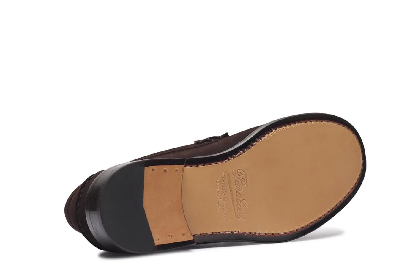 Paraboot Cornell pour Hommes / Cuir Velours Café