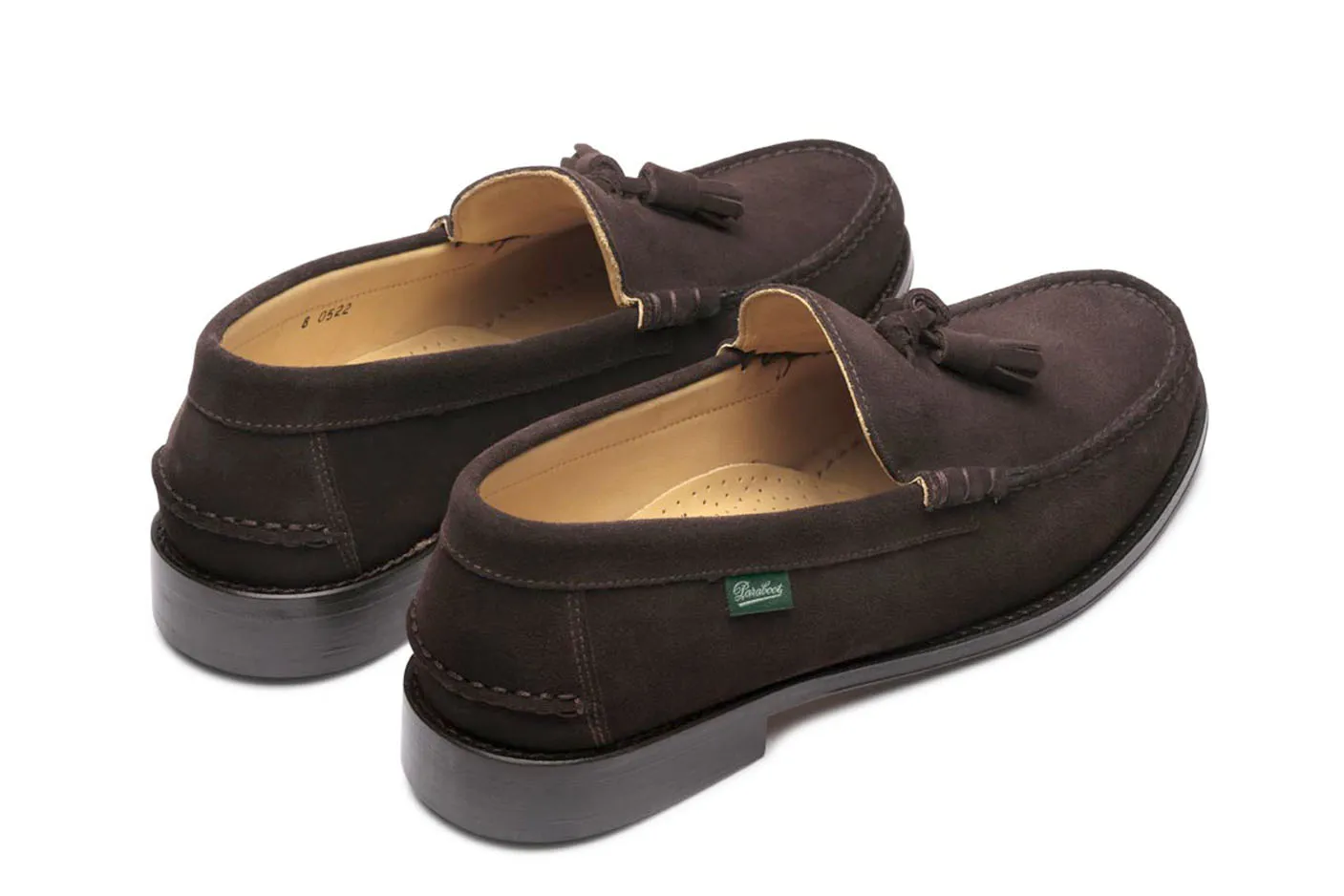 Paraboot Cornell pour Hommes / Cuir Velours Café