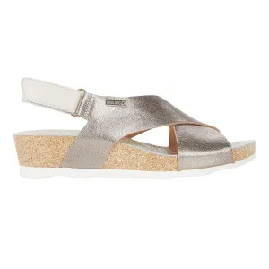 Pikolinos Femmes Mahon Stone Cuir Métallisé
