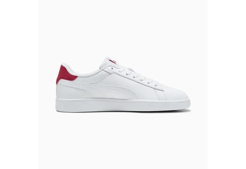 CHAUSSURES PUMA SMASH 3.0 HOMMES BLANCHES/ROUGES