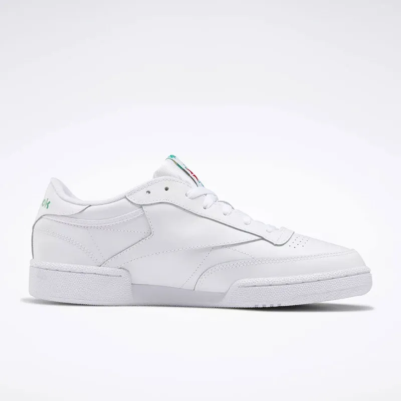 REEBOK CLUB C BLANC/VERT AR0546