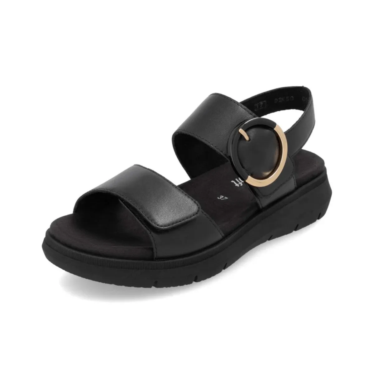 Rieker Femmes D2K50-00 Jocelyn en Cuir Noir