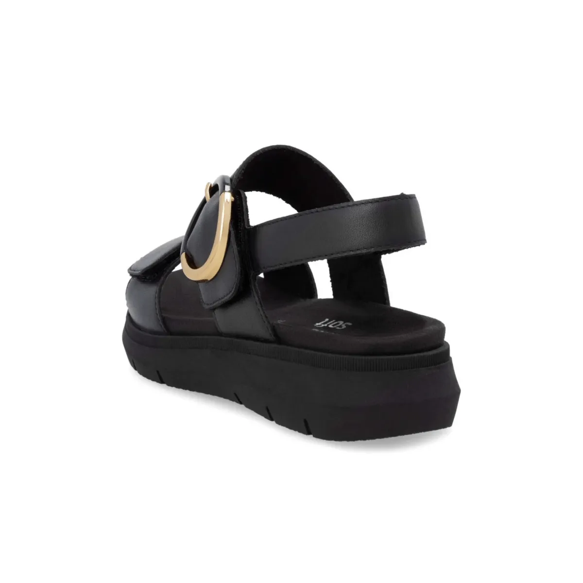 Rieker Femmes D2K50-00 Jocelyn en Cuir Noir