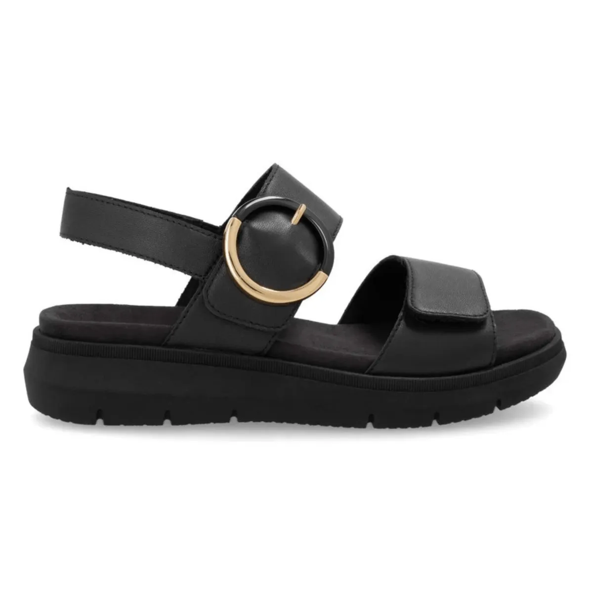 Rieker Femmes D2K50-00 Jocelyn en Cuir Noir