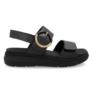Rieker Femmes D2K50-00 Jocelyn en Cuir Noir