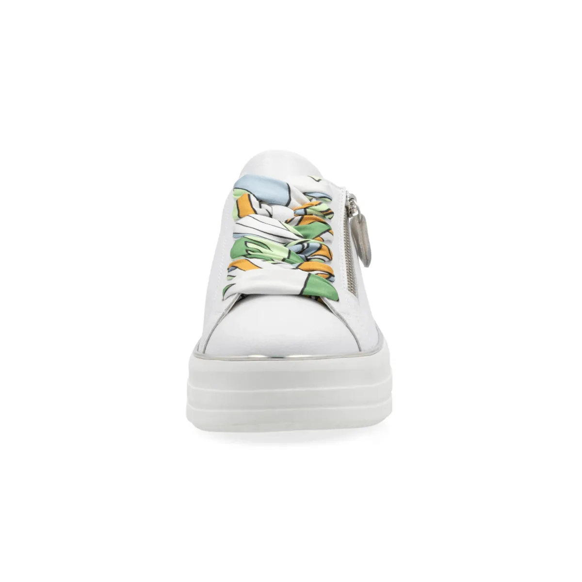 Rieker Femme Julika D1C06-80 Blanc/Argent-Multicolore