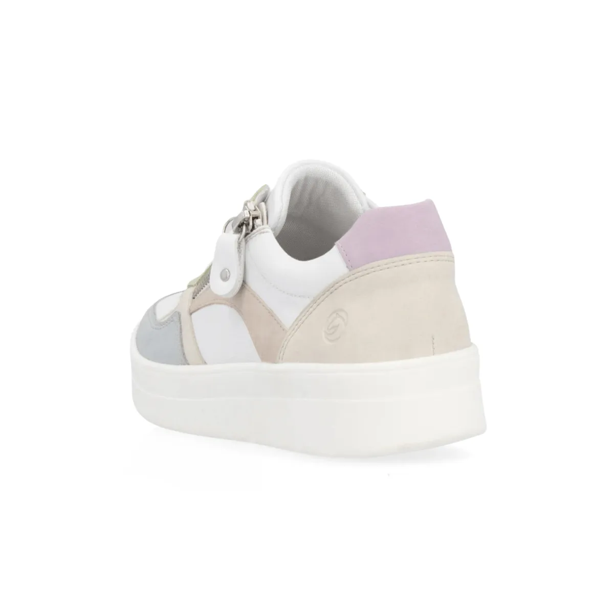 Rieker Femme Kendra D0J01-87 Bleu/Blanc/Crème/Rose/Mauve/Menthe Claire