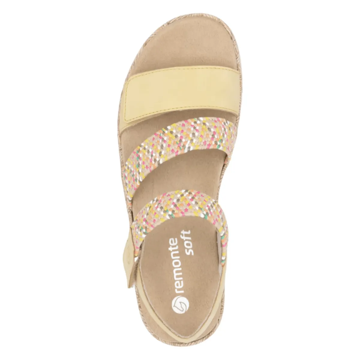 Rieker Femme R6861-68 Jocelyn Jaune Multicolore Cuir