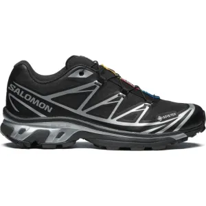 Chaussures unisexes Salomon XT-6 GORE-TEX style sportif - Noir / Noir / Argent Ftw