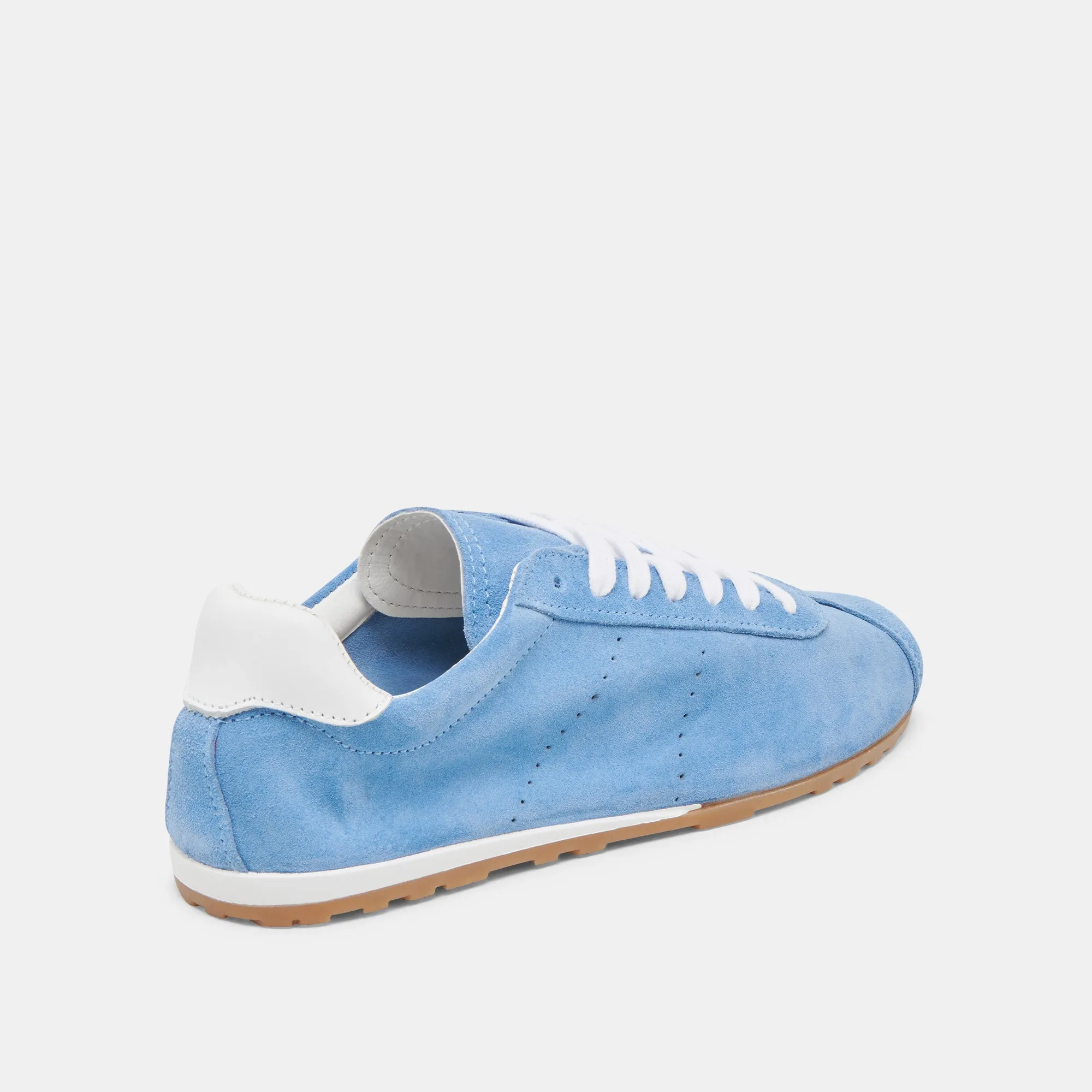 SERINA SNEAKERS CUIR SUÉDÉ BLEU
