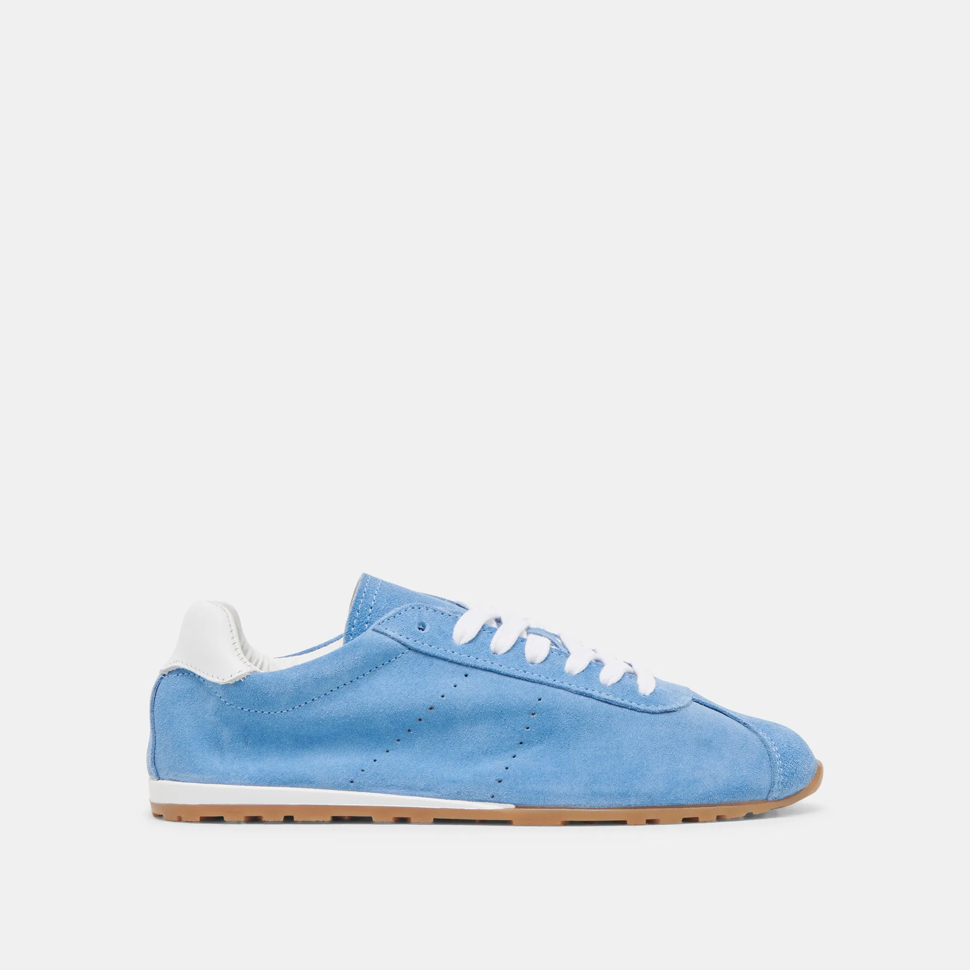 SERINA SNEAKERS CUIR SUÉDÉ BLEU
