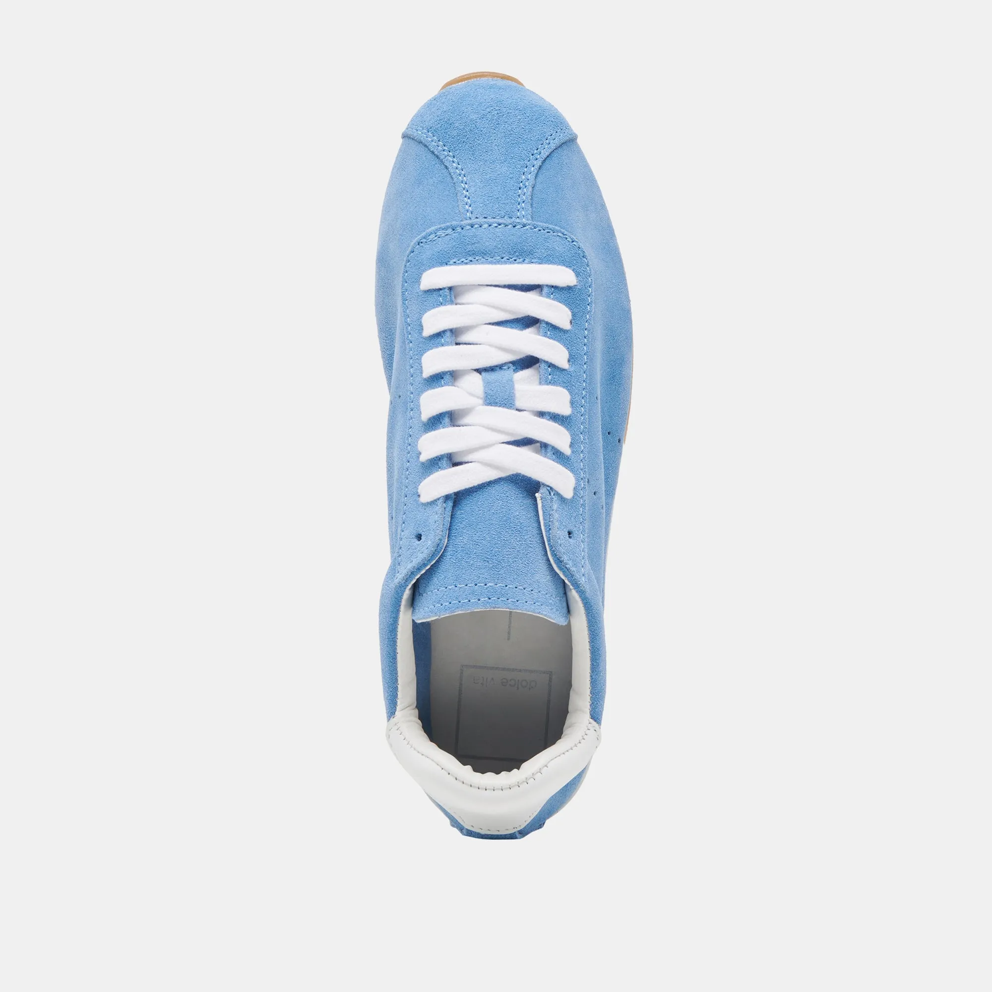 SERINA SNEAKERS CUIR SUÉDÉ BLEU