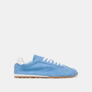 SERINA SNEAKERS CUIR SUÉDÉ BLEU
