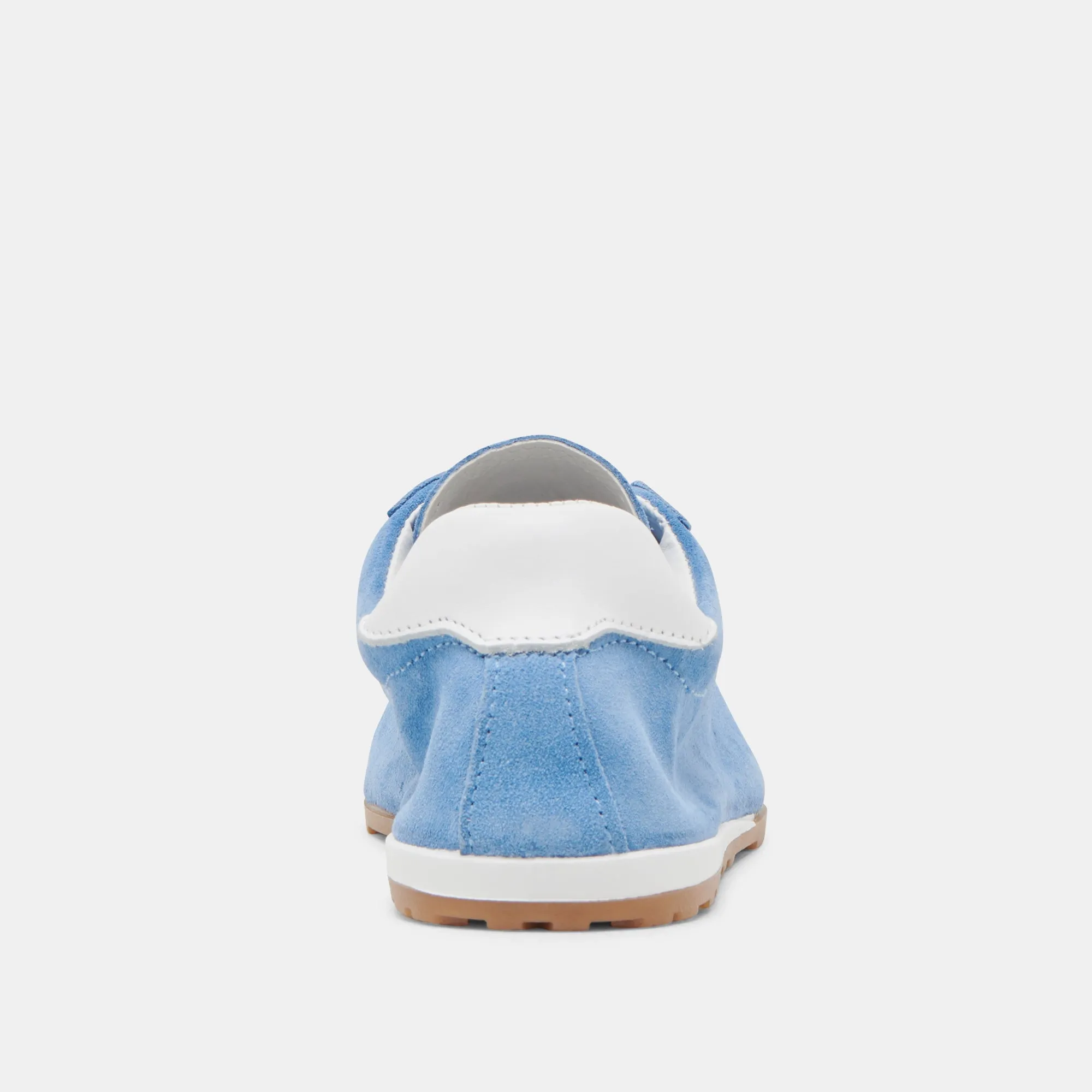 SERINA SNEAKERS CUIR SUÉDÉ BLEU
