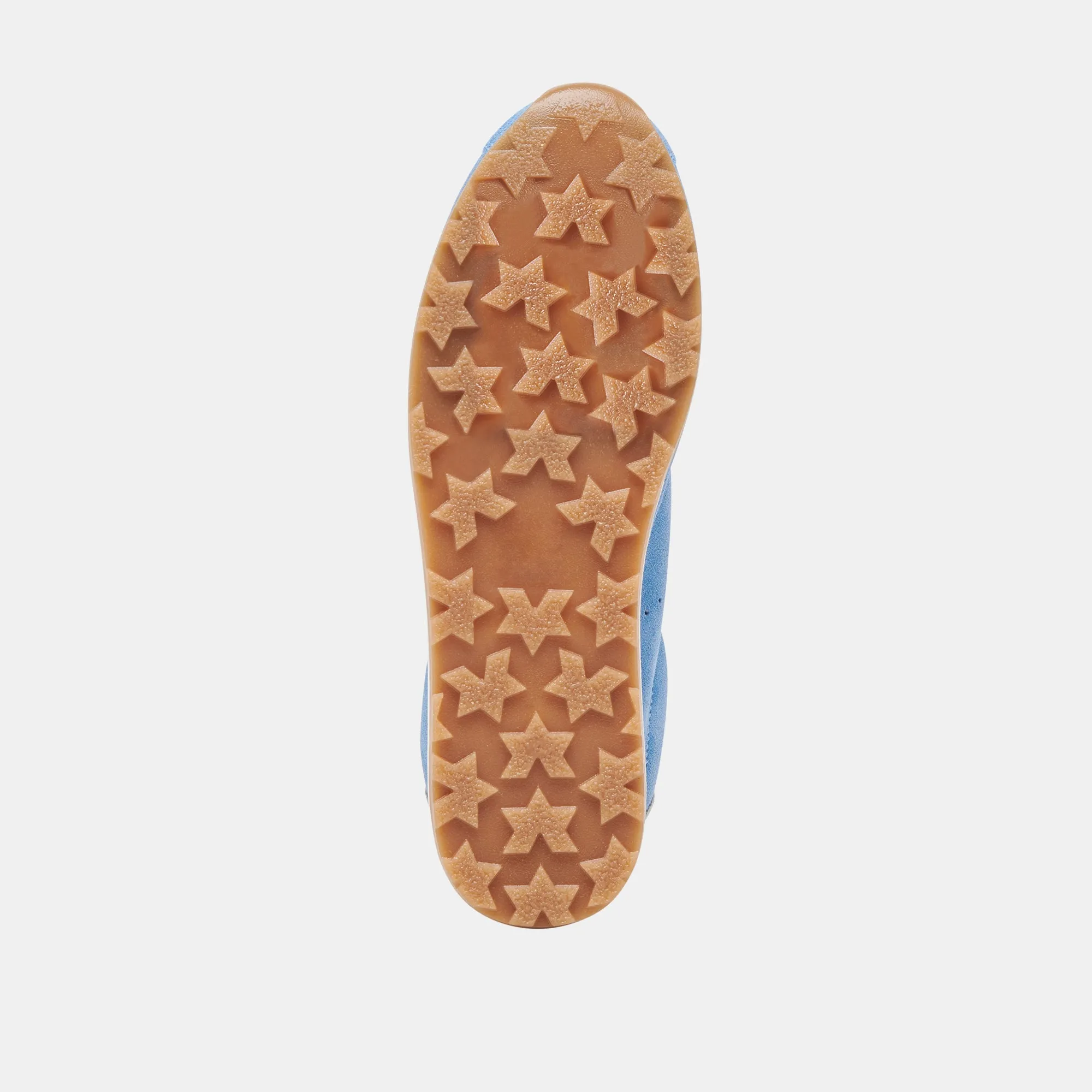 SERINA SNEAKERS CUIR SUÉDÉ BLEU