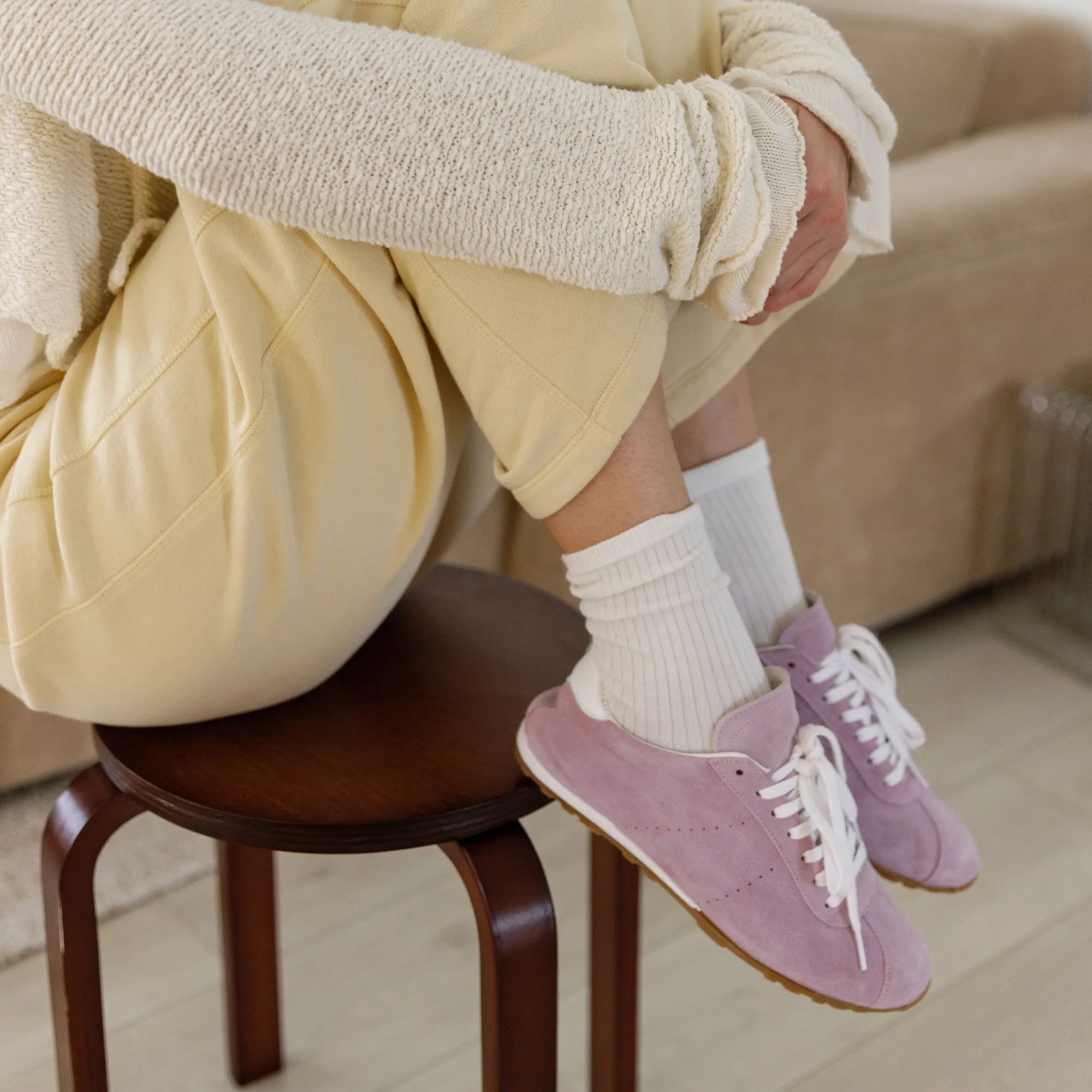 SERINA SNEAKERS SUÈDE LAVANDE