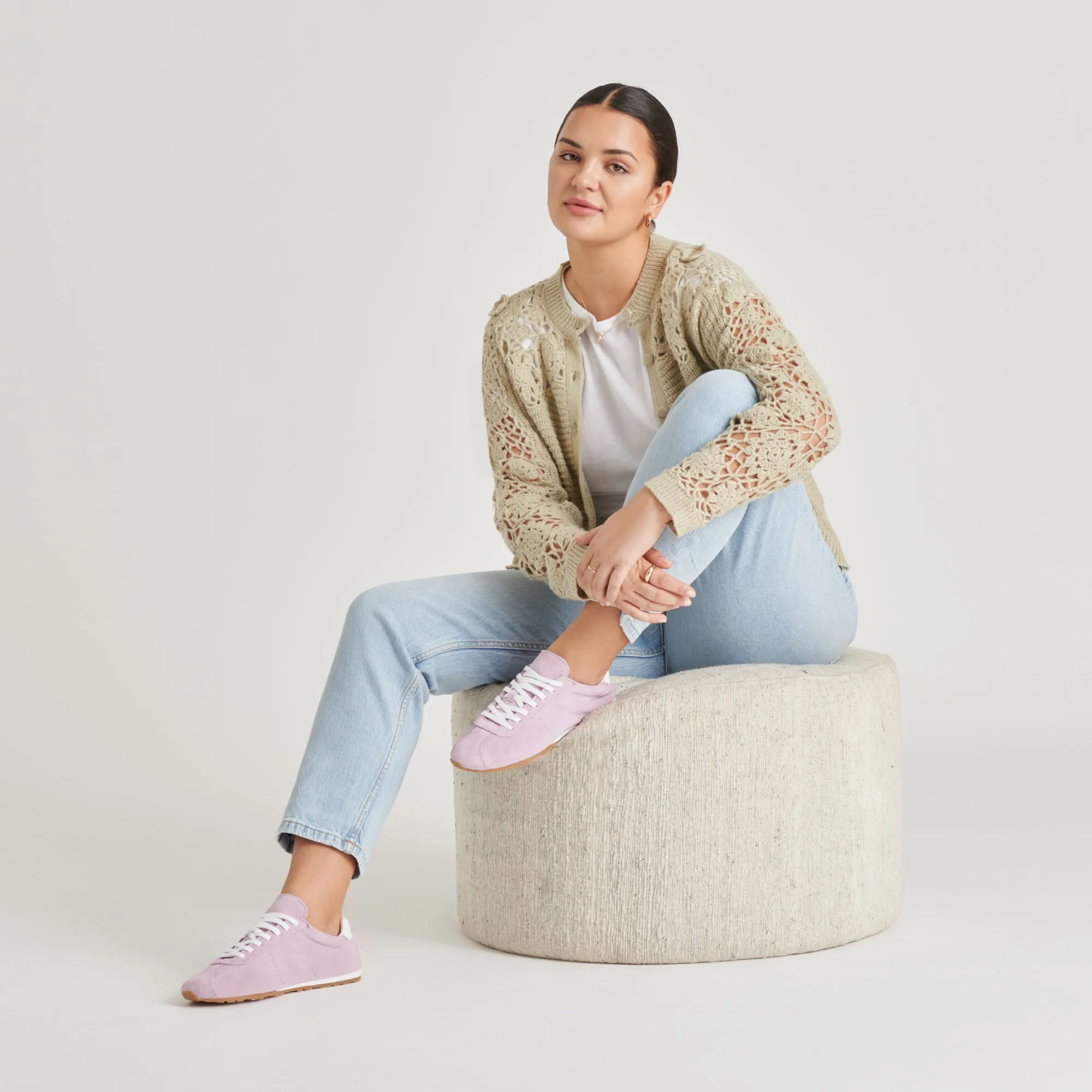 SERINA SNEAKERS SUÈDE LAVANDE