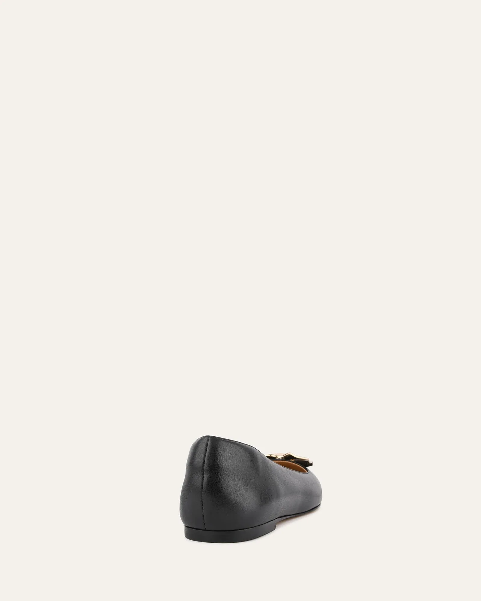 SONNY DRESS FLATS EN CUIR NOIR
